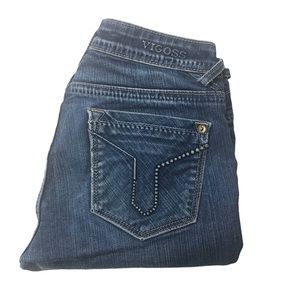 Vigoss Studio Low Rise Stretch Distressed Skinny Jeans